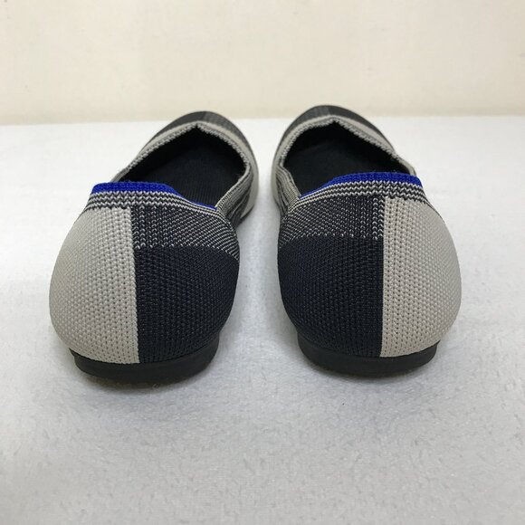 Rothy's Size 8 The Flat Plaid Round Toe Slip On Flats - Picture 4 of 15